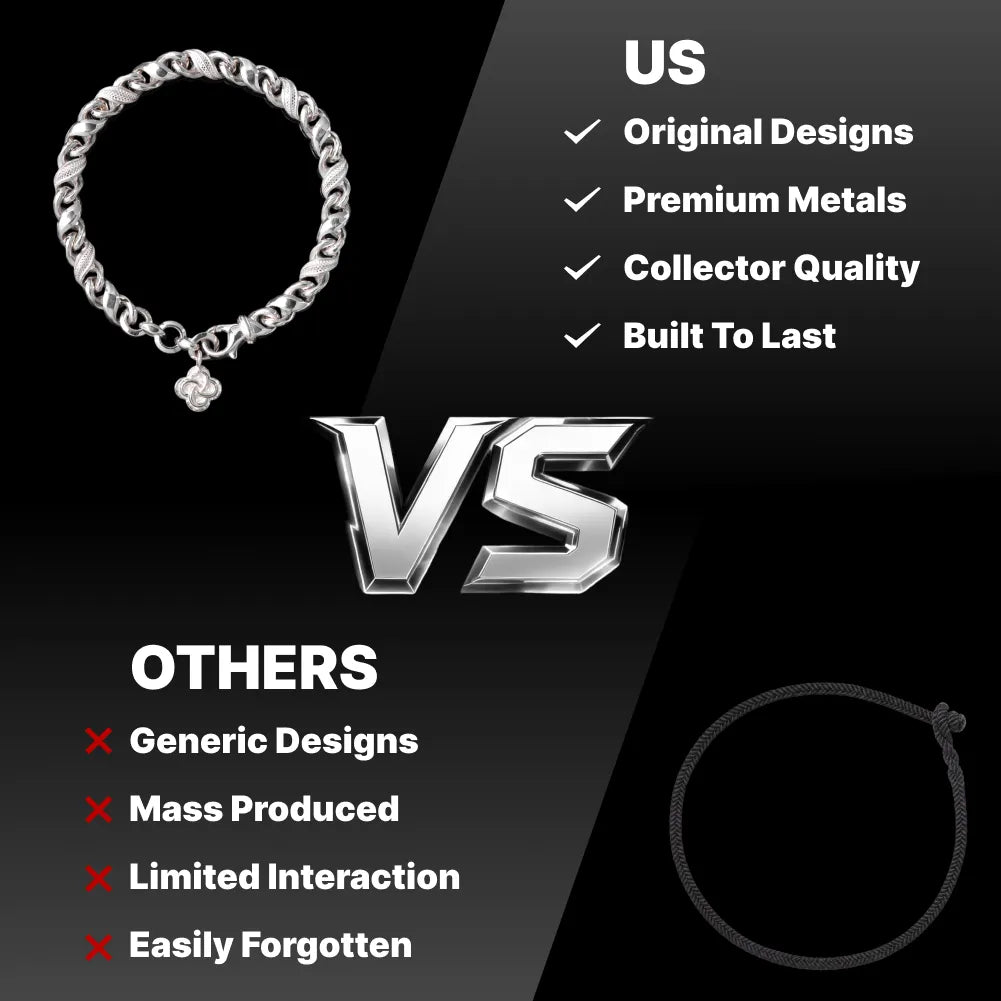 Ouroboros Infinity Bracelet silver-finish brand design information