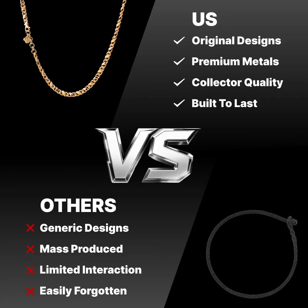 Ouroboros Infinity Necklace product view in gold-tone finish