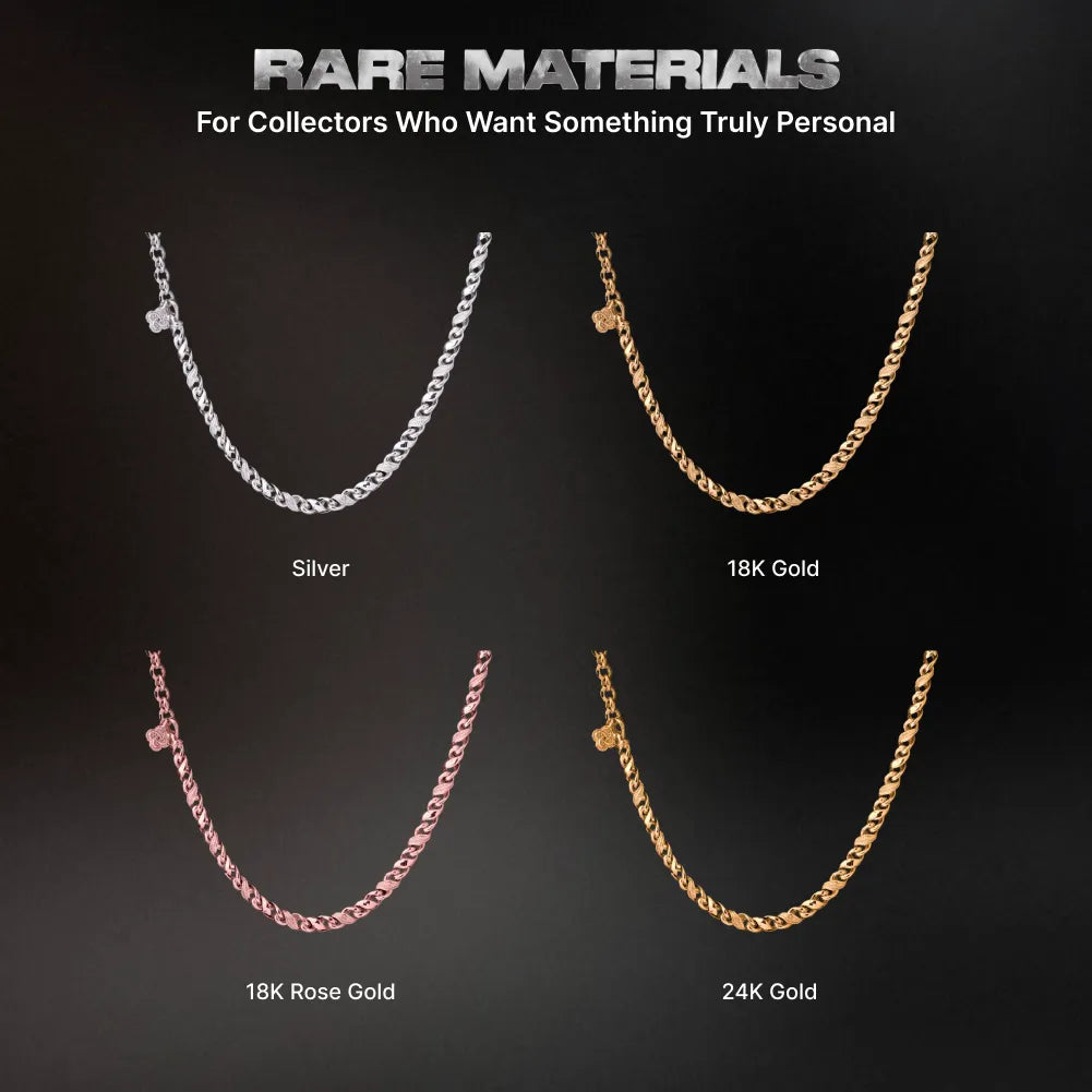 Ouroboros Infinity Necklace product view in silver-tone finish