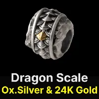 Dragon Scale Cord Bead 