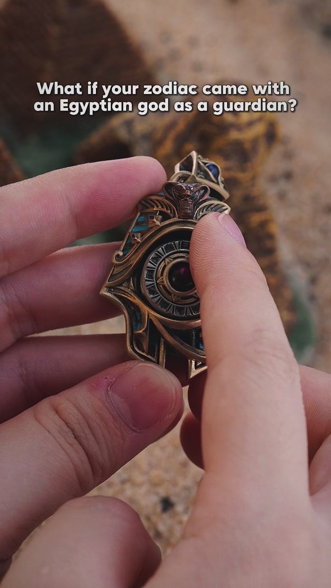 Eye of Horus Spinner Pendant