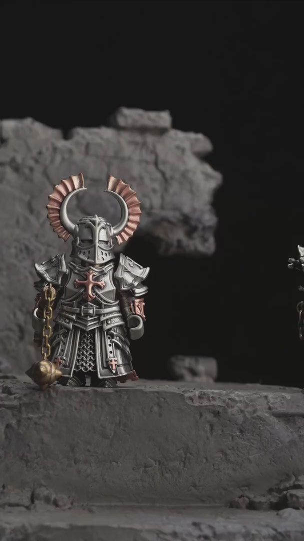 Undead Crusader product demonstration — regular material versions