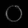 Ouroboros Bracelet Oxidized Silver