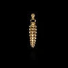 Rattlesnake Tail Pendant 18K Gold