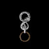 Snake Keychain Silver