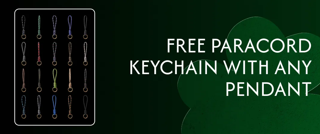 🎁 Free Paracord Braided Keychain banner