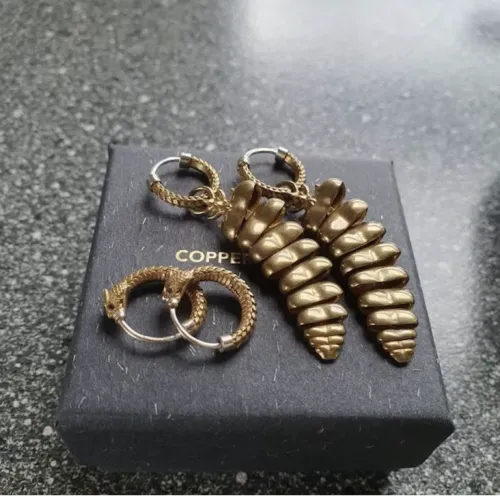 Rattlesnake Tail Earrings showcace 13 from Customers