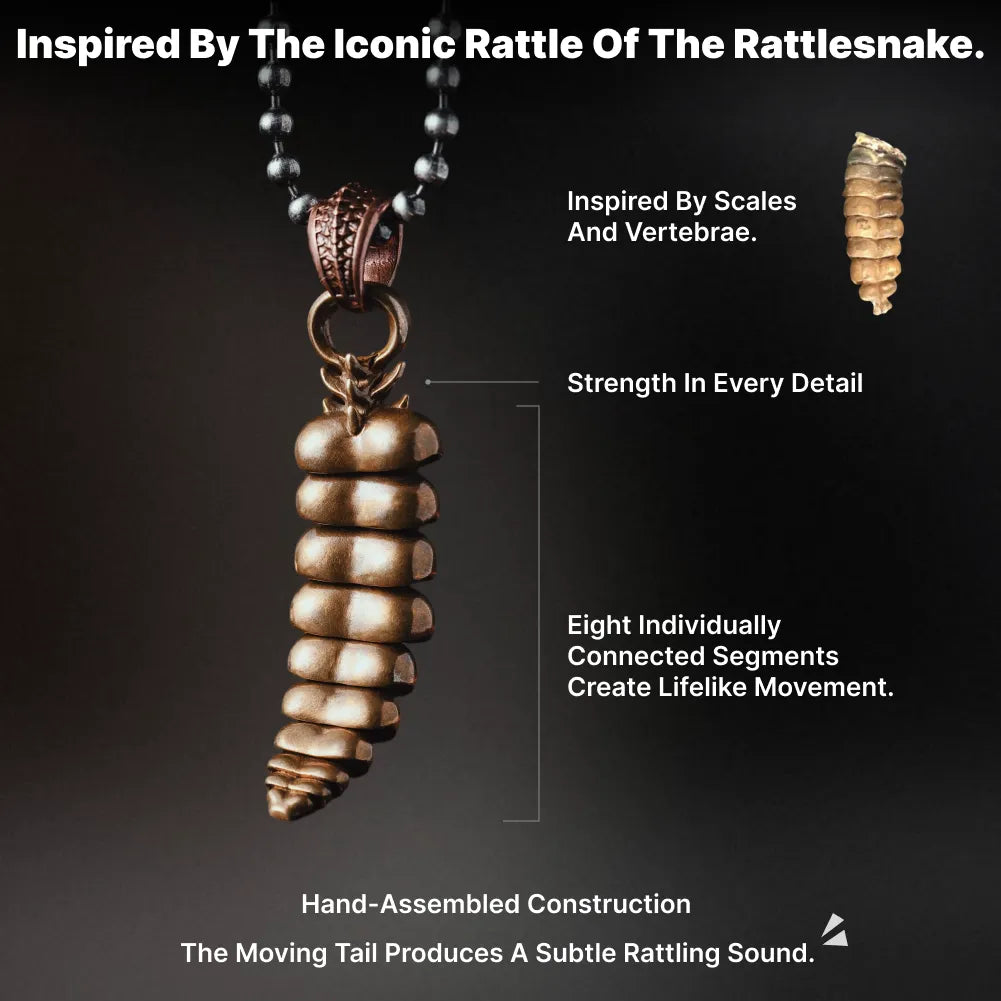 Rattlesnake Tail Pendant - image 02