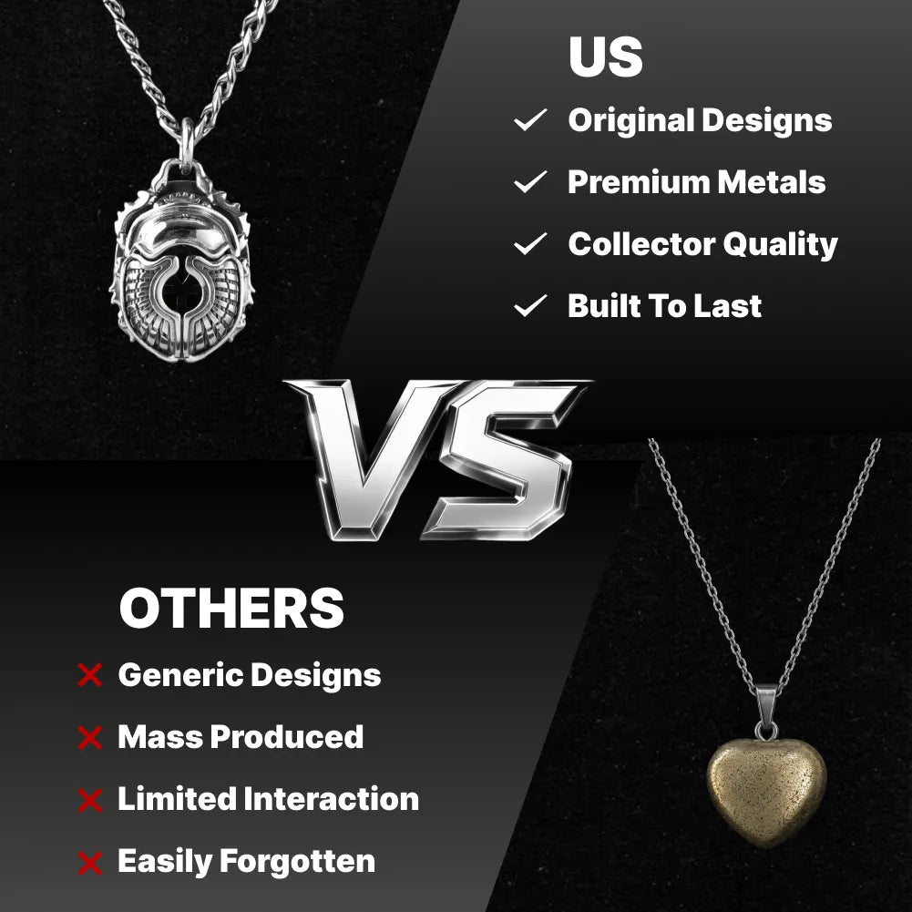 Scarab Pendant craftsmanship comparison
