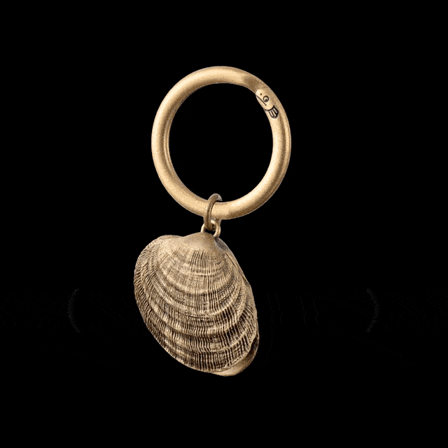 Unique Brass Shell Pendant Charm Shell And Good Luck In One Unique brass shell pendant charm shell and good luck in one