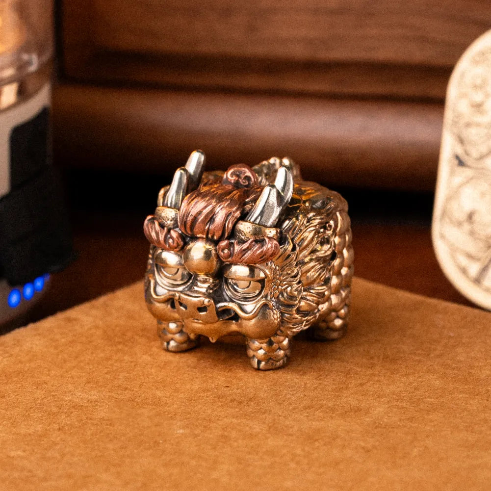 Pig-Nosed Qilin figurine in a product photograph