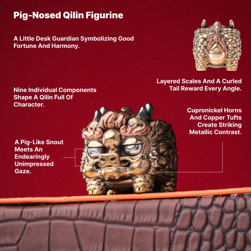 Pig-Nosed Qilin figurine design and product information