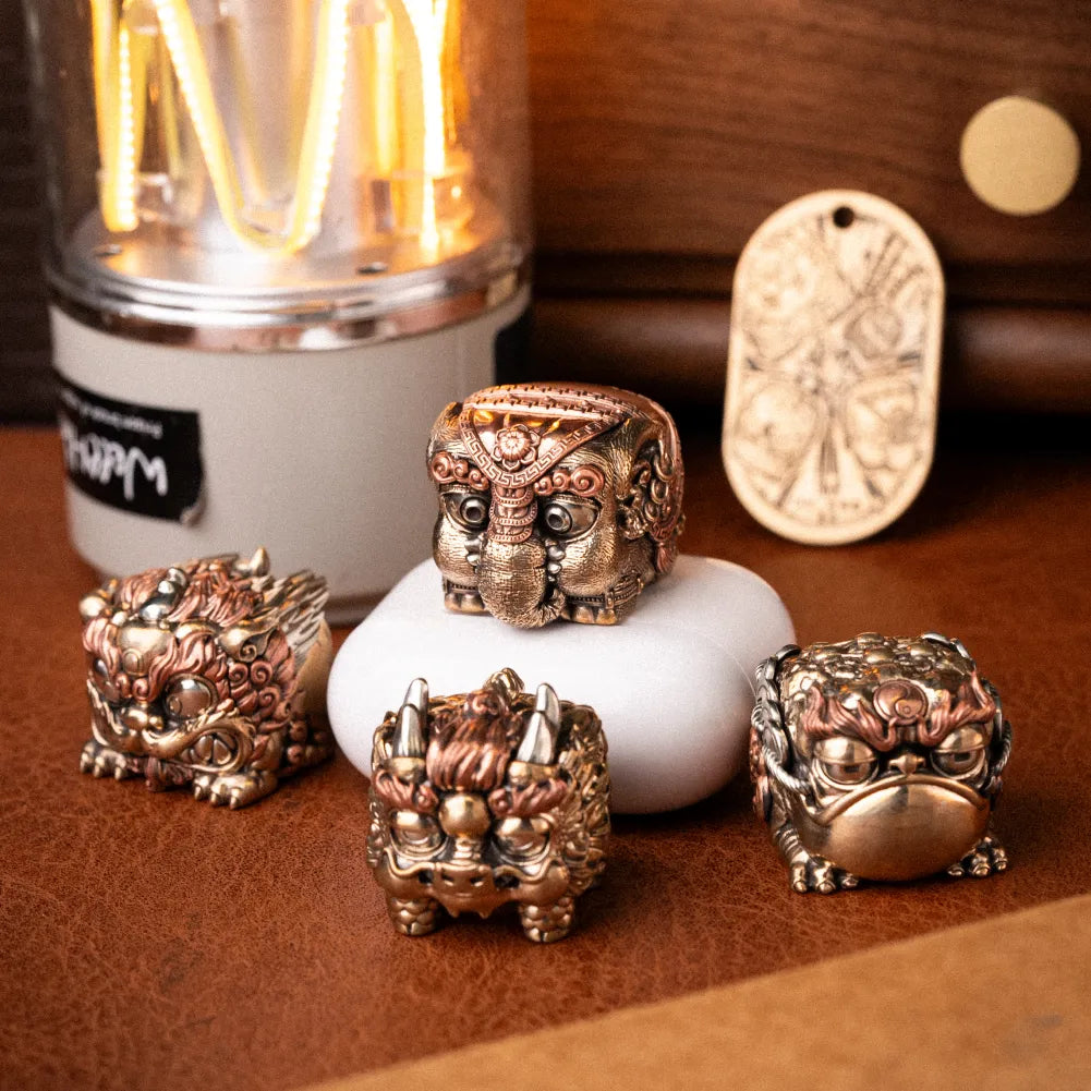 Pig-Nosed Qilin figurine in a product photograph