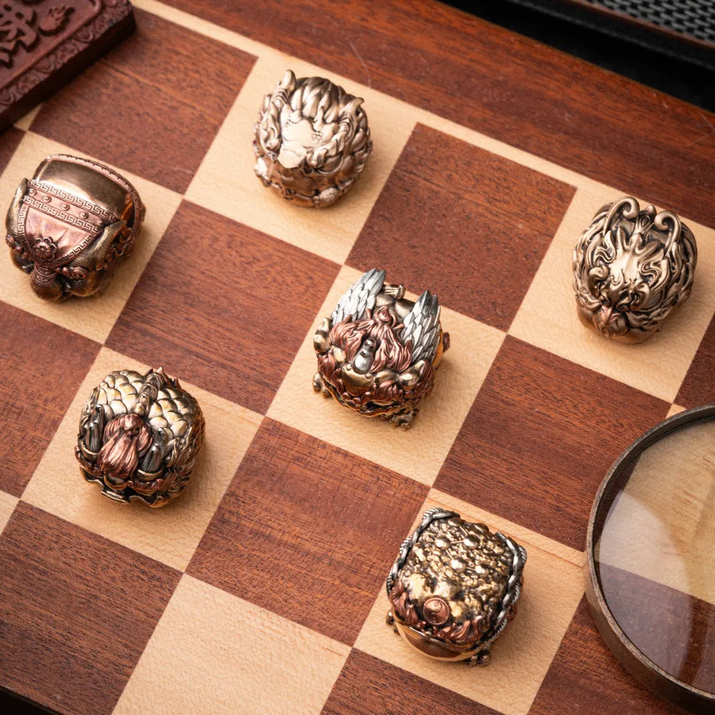 Seven-Star Money Toad figurine in a product photograph
