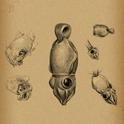 silver ouroboros earrings details 04