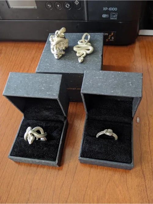 Snake Ring showcace 6 from Customers