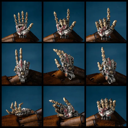 Taoist Mechanical Hand Pendant articulation position grid