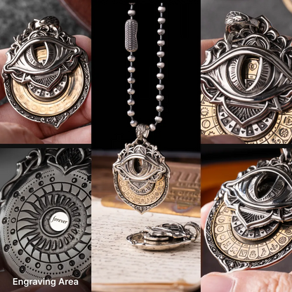Tarot Vision Pendant details and engraving area