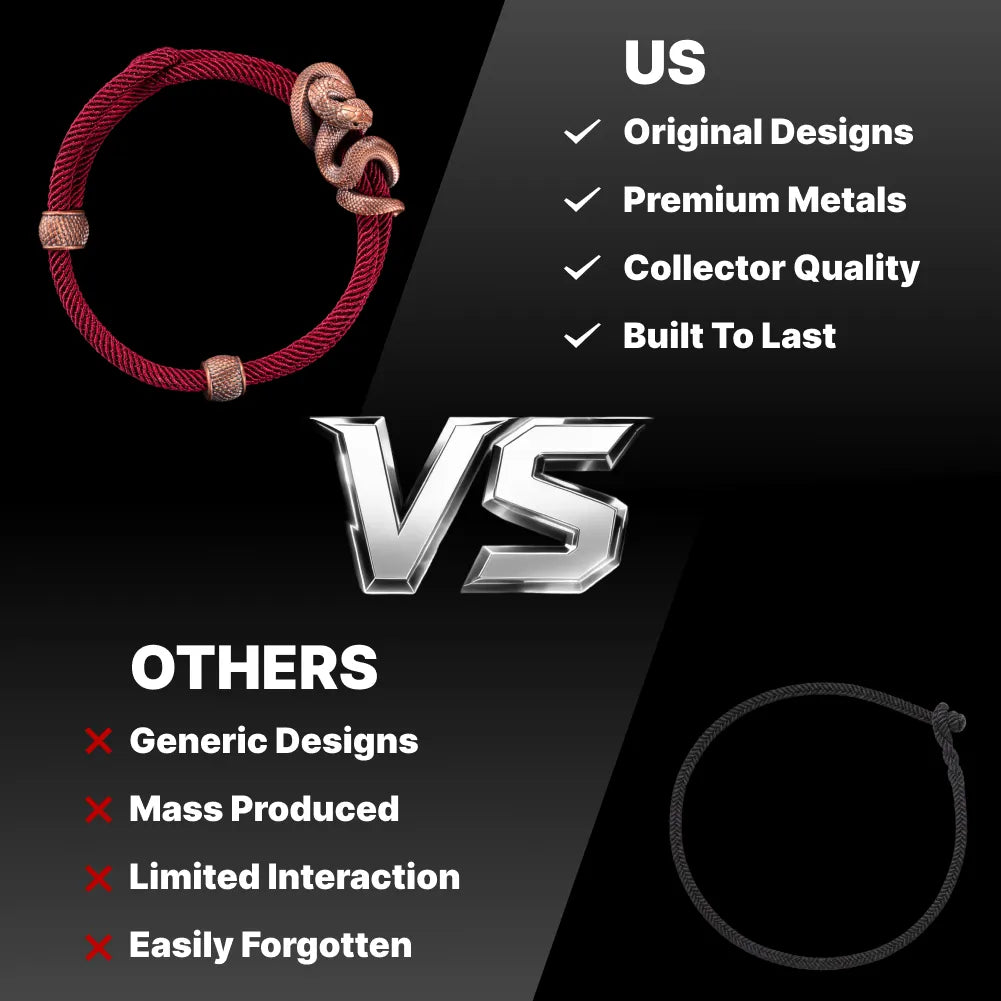 COPPERTIST.WU original copper Tree Boa rope bracelet compared with generic alternatives
