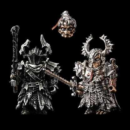 Undead Crusader with Black Knight, both heads and Crusader Sword