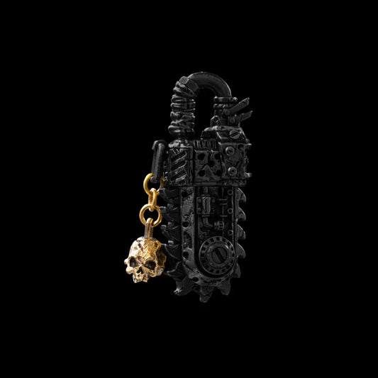 Rustborn Chainsaw Box Opener Pendant