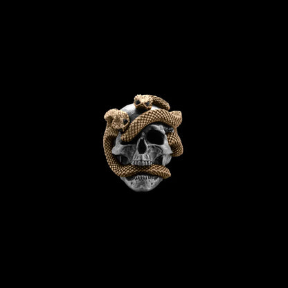 Skull & Snake Bead