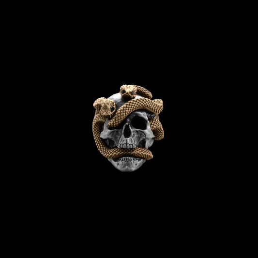 Skull & Snake Bead