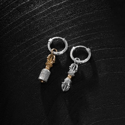 Vajra & Ghanta Earrings regular-finish product-design reference, view 14 of 14; custom material 14K Gold finish is not shown