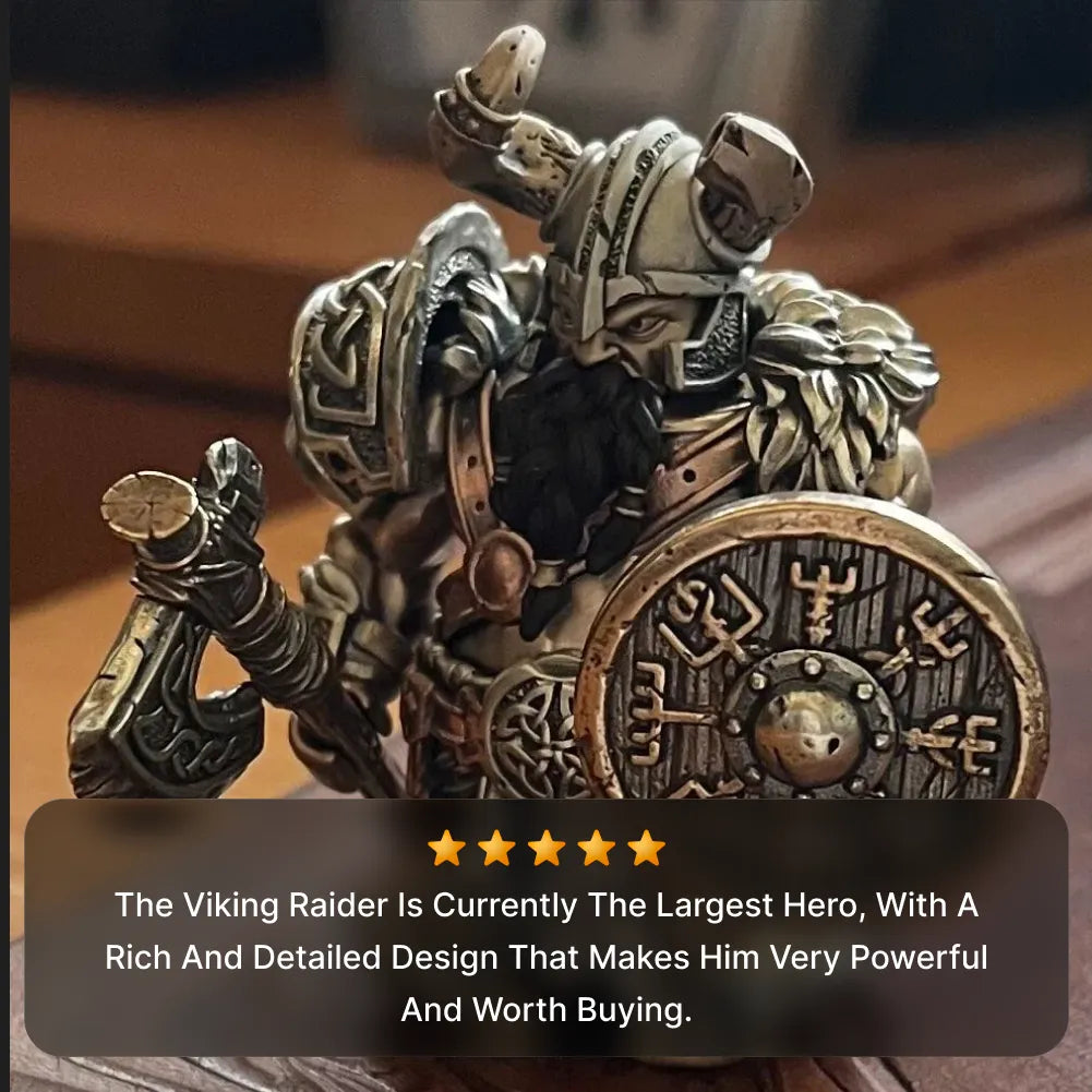 Customer review of the Viking Raider collector figure and handcrafted metal details