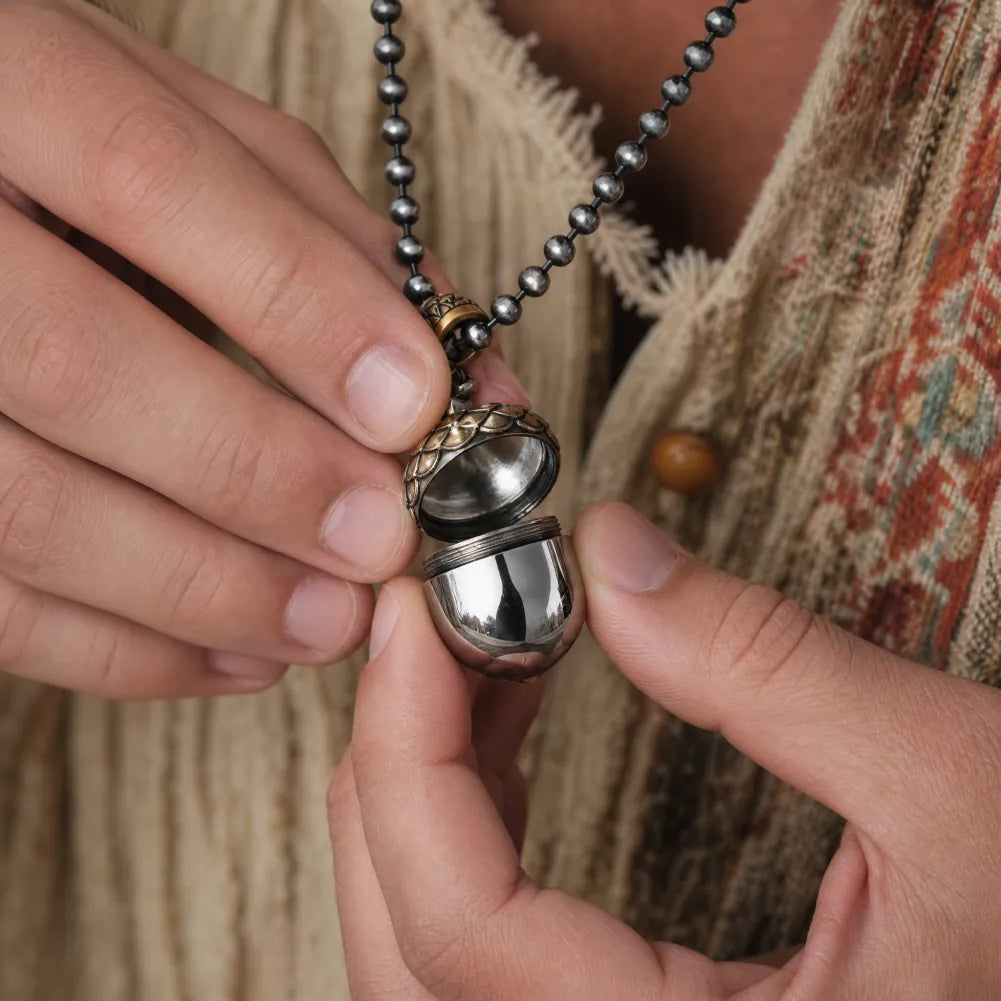 Acorn Capsule Pendant - image 05