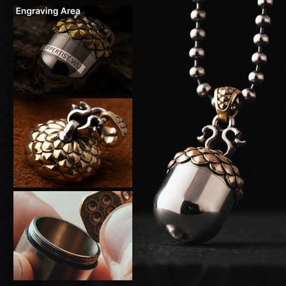 Acorn Capsule Pendant - image 06