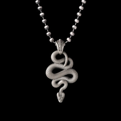 With Silver Ball Chain Necklace