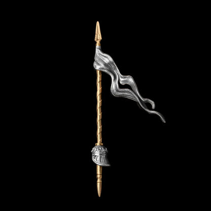 Winged Hussar Holy Lance in brass white bronze