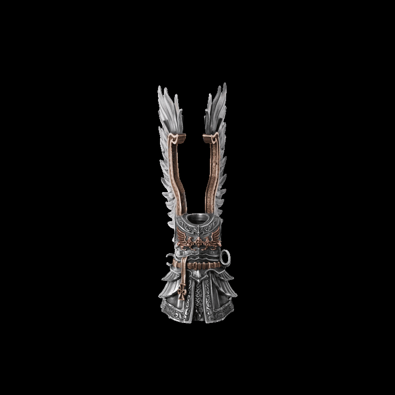 Winged Hussar magnetic metal figure animated view