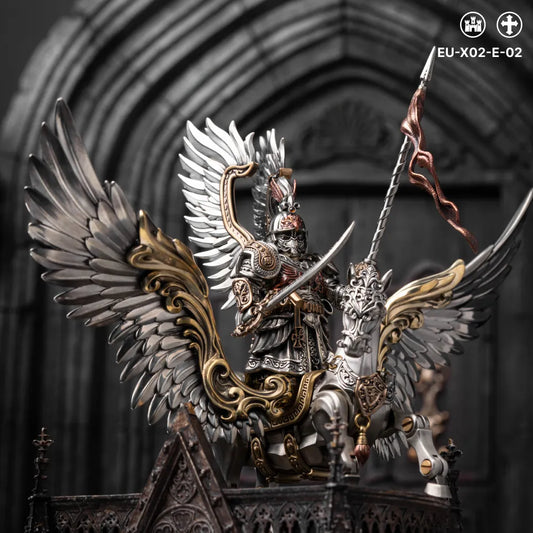 Winged Hussar magnetic figure portrait
