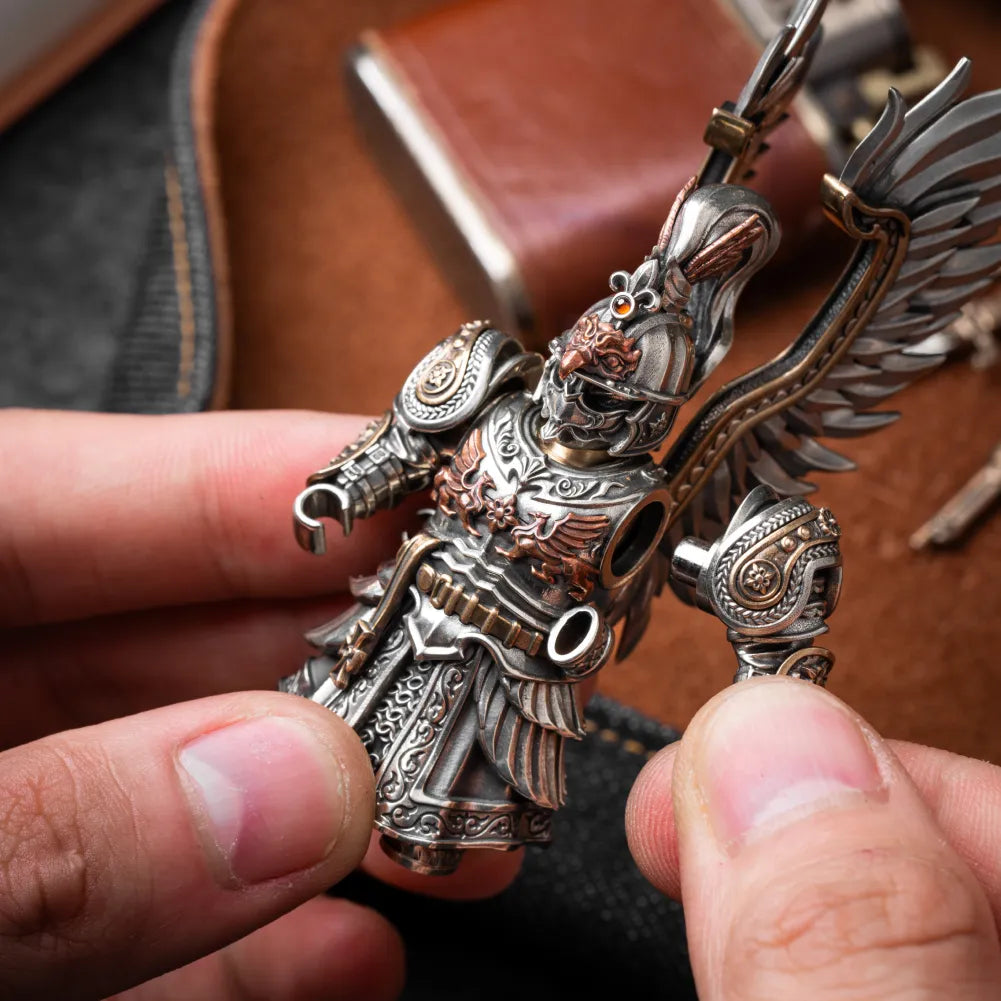 Winged Hussar magnetic accessory close-up
