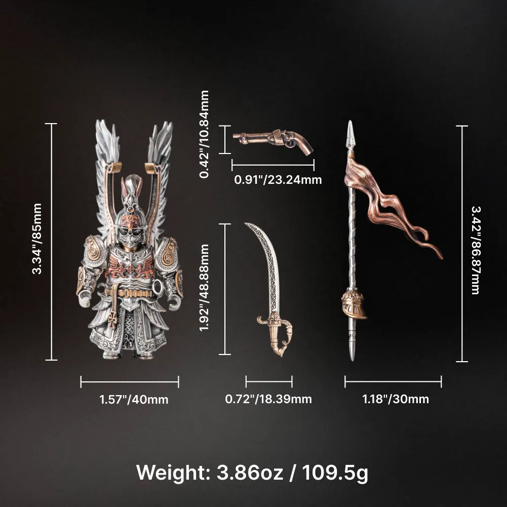 Winged Hussar figure dimensions and weight