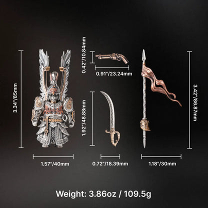 Winged Hussar figure dimensions and weight