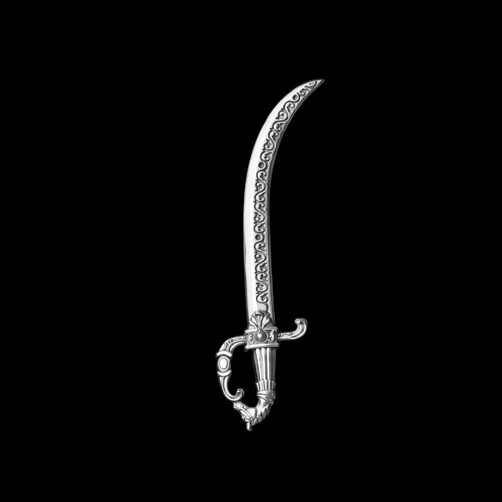 Winged Hussar Rift Curved Blade in silver