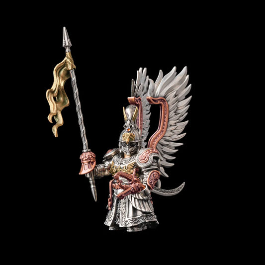 Winged Hussar Complete Edition figure with all accessories in white bronze copper brass