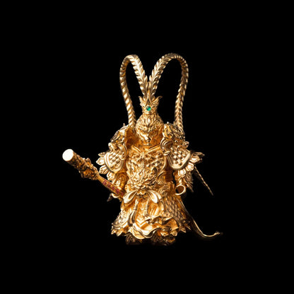 Wukong collectible figure holding the Ruyi Jingu Bang
