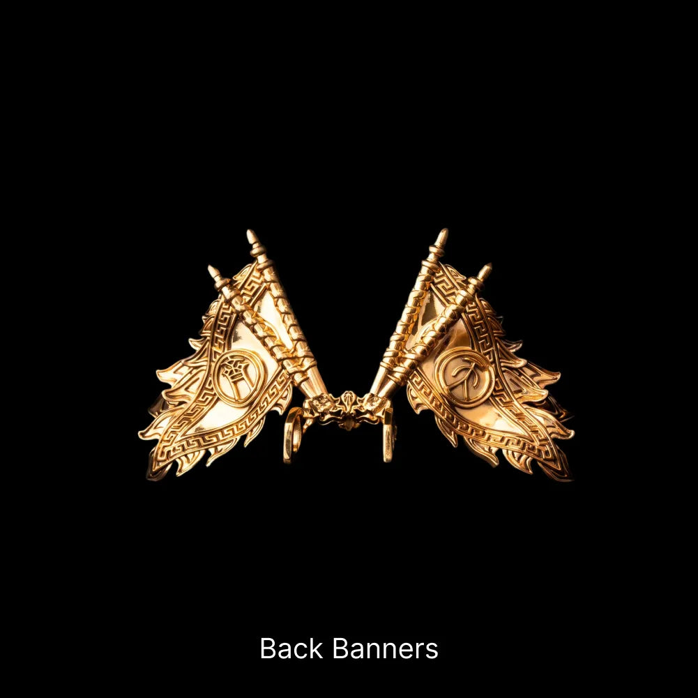 Pair of Back Banners for the Wukong collectible display