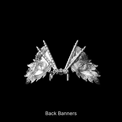 Pair of Back Banners for the Wukong collectible display