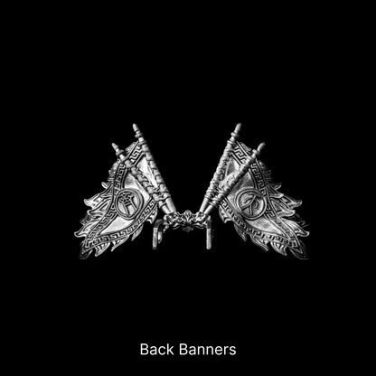 Pair of Back Banners for the Wukong collectible display