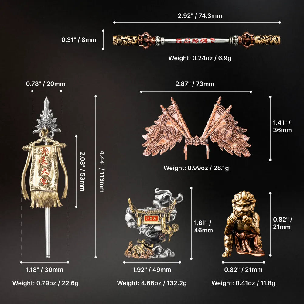 Wukong Monkey King | Wukong accessory dimensions and weight