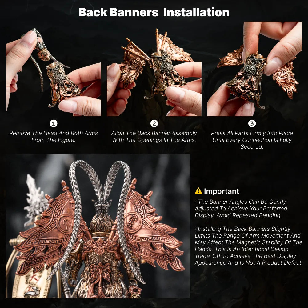 Wukong Monkey King | Wukong Back Banners installation guide
