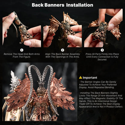 Wukong Monkey King | Wukong Back Banners installation guide