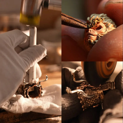 Wukong Monkey King figurine hand finishing craftsmanship