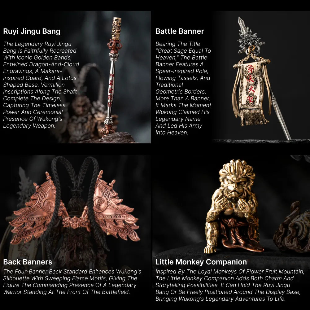 Wukong Monkey King | Wukong set accessories and material details