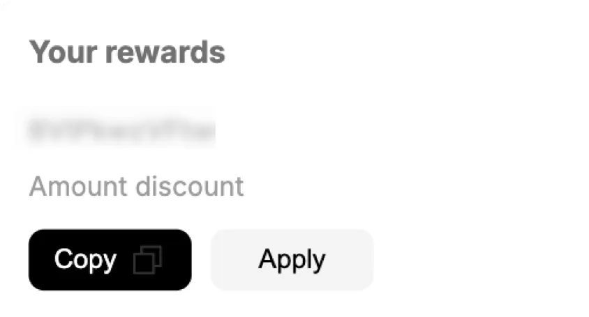 Copy or apply a reward